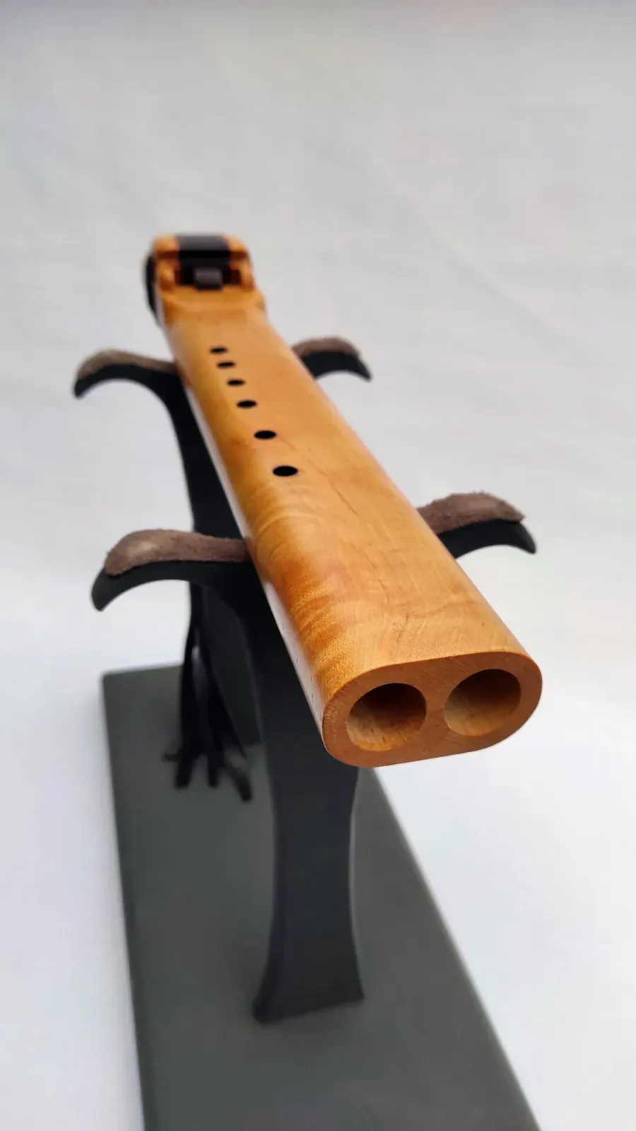 Native American Style 7 Hole Drone flute in the Key of F-sharp — product photo