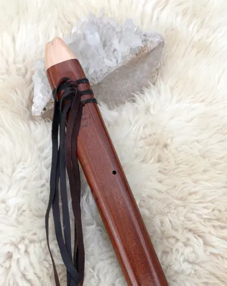 Native American Style Drone Flute 7 Hole Key of F# — product photo