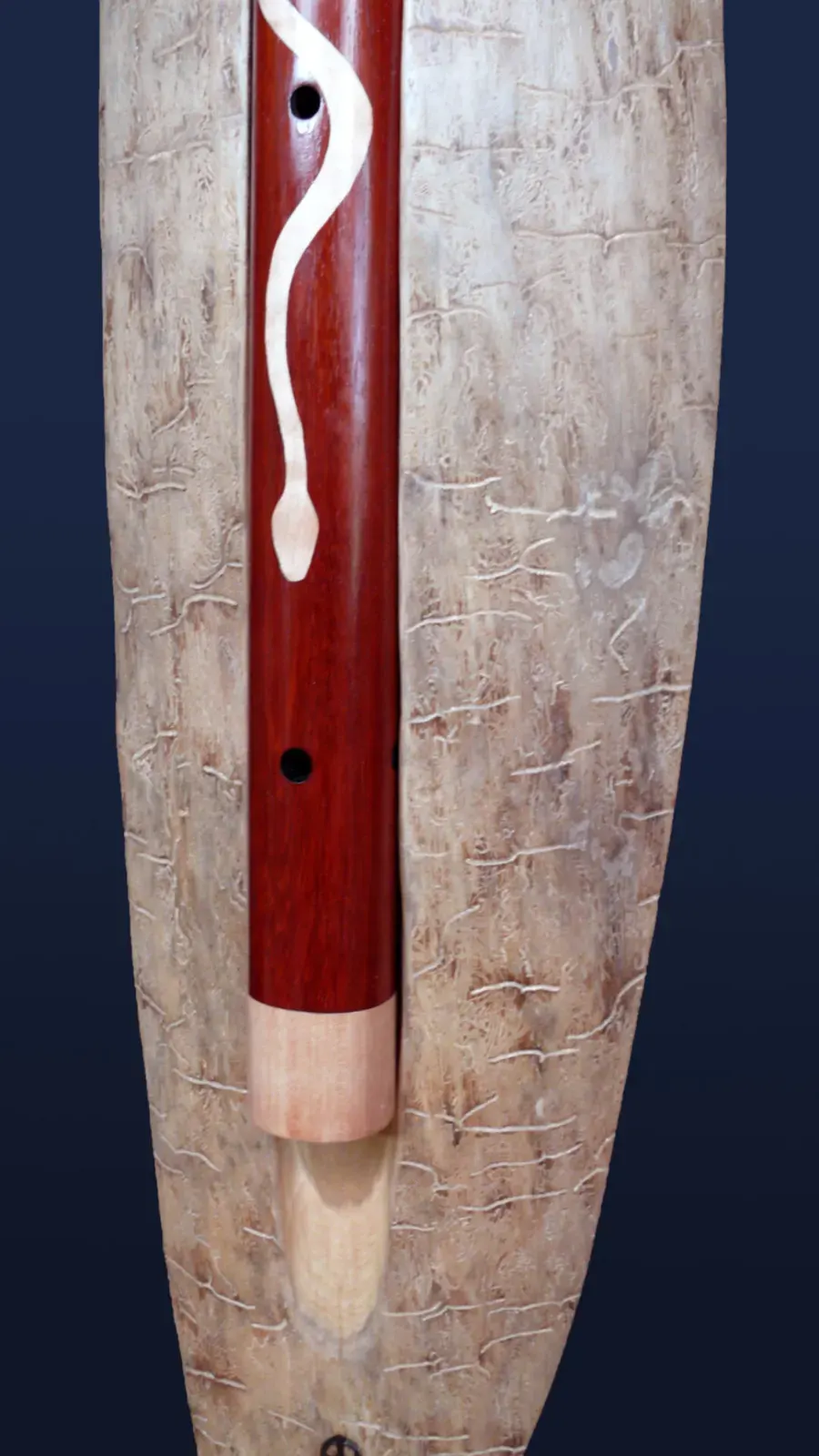 Collector's Edition Low C flute with Snake Inlay — product photo