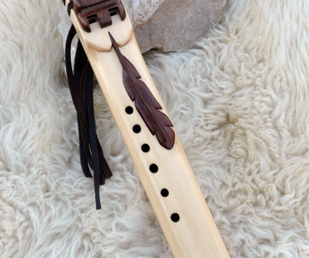 Native American Style 7 Hole Drone Flute Key of G