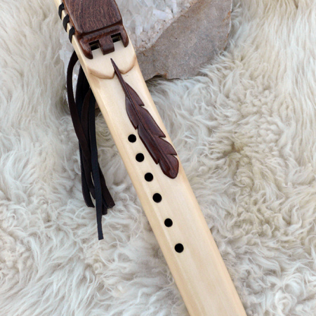 Native American Style 7 Hole Drone Flute Key of G