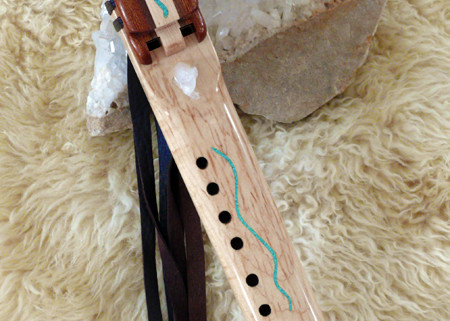 Custom Native American Style Drone Flute Key of A