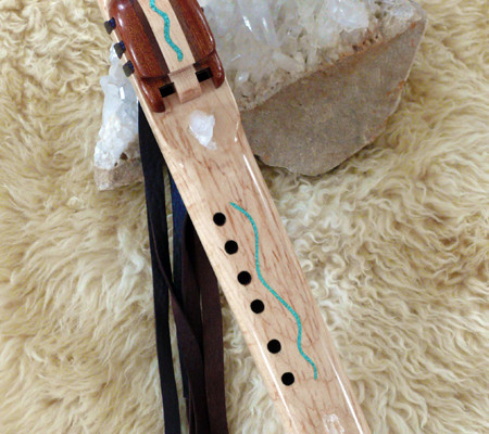 Custom Native American Style Drone Flute Key of A