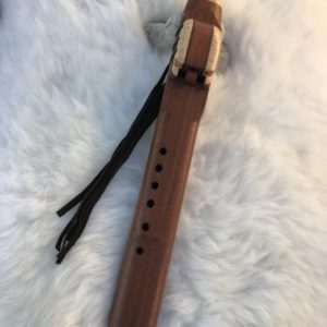 Native American Drone Flute Key of G - Sapele and Maple Wood