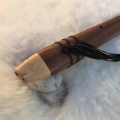 Native American Drone Flute Key of G - Sapele and Maple Wood